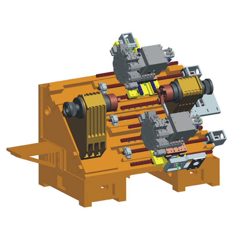 45°Turning Centre(Dual Spindle Double Turret) GP-500ST